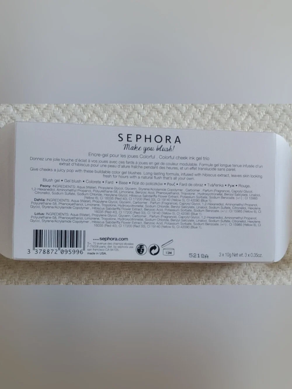 Sephora Make You Blush Cheek Ink Gel Trio
